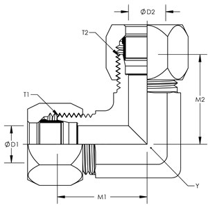 90° Union Elbow  World Wide Fittings