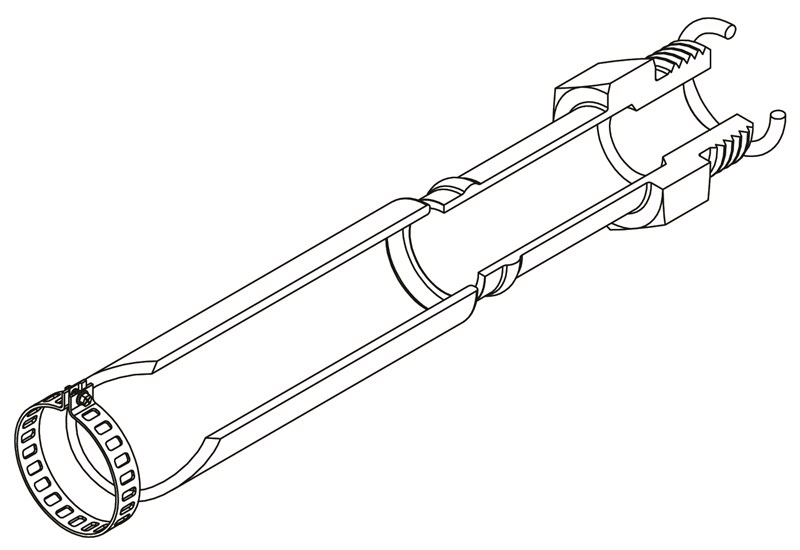 Barb_End_Assembly_w_clamp_isometric