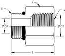 Straight Thread O Ring Adapter