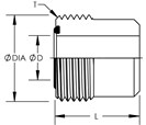 Male Weld Spud