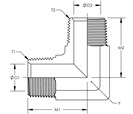 90° Male Pipe Elbow