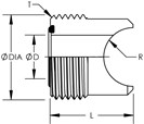 Male Braze Spud