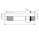 Straight Thread Connector Long