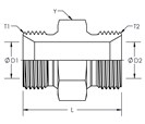 Male BSPP To Male BSPP Nipple