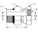 Male SAE To Female Pipe Swivel Straight