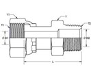 ORFS Swivel to Male Pipe Thread