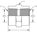 Hexagon Pipe Coupling