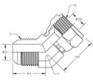 45° Swivel Elbow