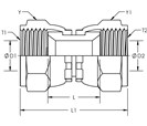 JIC Swivel Union - Straight